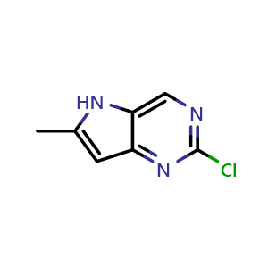 2-Chloro-6-methyl-5H-pyrrolo[3,2-d]pyrimidine