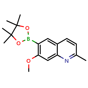7-Methoxy-2-methyl-6-(4,4,5,5-tetramethyl-1,3,2-dioxaborolan-2-yl)quinoline