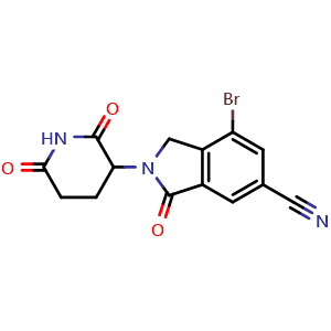 7-Bromo-2-(2,6-dioxopiperidin-3-yl)-3-oxoisoindoline-5-carbonitrile