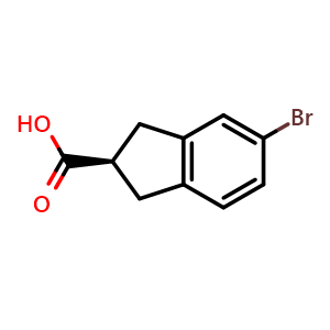 (2R)-5-Bromo-2,3-dihydro-1H-indene-2-carboxylic acid