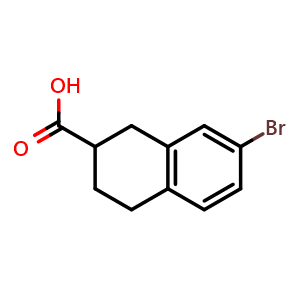 7-bromo-1,2,3,4-tetrahydronaphthalene-2-carboxylic acid