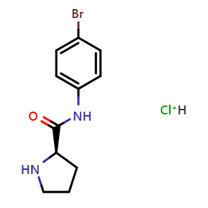 (2R)-N-(4-bromophenyl)pyrrolidine-2-carboxamide hydrochloride