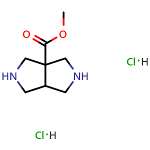 Methyl 2,3,4,5,6,6a-hexahydro-1H-pyrrolo[3,4-c]pyrrole-3a-carboxylate dihydrochloride