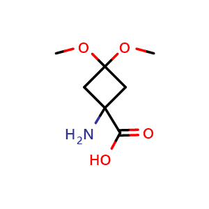 1-Amino-3,3-dimethoxycyclobutane-1-carboxylic acid
