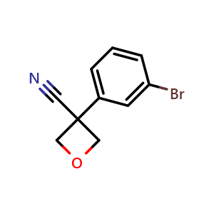 3-(3-Bromophenyl)oxetane-3-carbonitrile