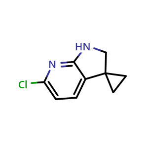 6-chlorospiro[1,2-dihydropyrrolo[2,3-b]pyridine-3,1'-cyclopropane]