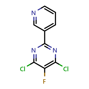 4,6-dichloro-5-fluoro-2-(3-pyridyl)pyrimidine