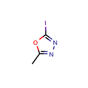 2-iodo-5-methyl-1,3,4-oxadiazole