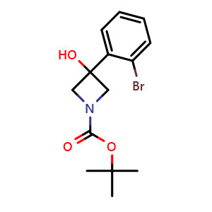 tert-Butyl 3-(2-bromophenyl)-3-hydroxyazetidine-1-carboxylate