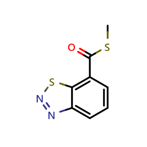 Chemical structure of Acibenzolar-S-methyl , CAS 135158-54-2, AChemBlock AD277528