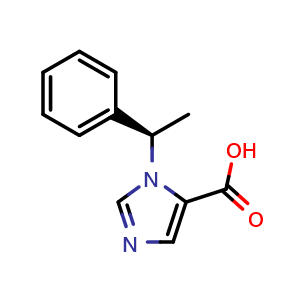 Chemical structure of Etomidate acid , CAS 56649-48-0, AChemBlock AD277530