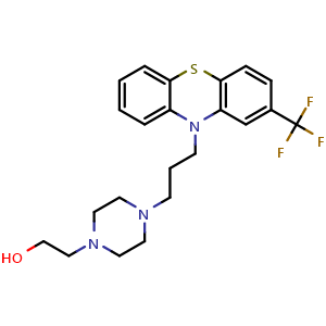 Chemical structure of Fluphenazine , CAS 69-23-8, AChemBlock AD277531
