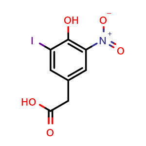 2-(4-Hydroxy-3-iodo-5-nitrophenyl)acetic acid