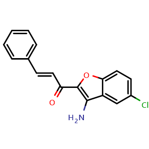 (E)-1-(3-Amino-5-chlorobenzofuran-2-yl)-3-phenylprop-2-en-1-one
