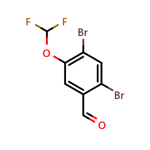 2,4-Dibromo-5-(difluoromethoxy)benzaldehyde