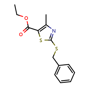 Ethyl 2-(benzylthio)-4-methylthiazole-5-carboxylate