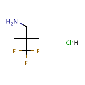 3,3,3-Trifluoro-2,2-dimethylpropan-1-amine hydrochloride