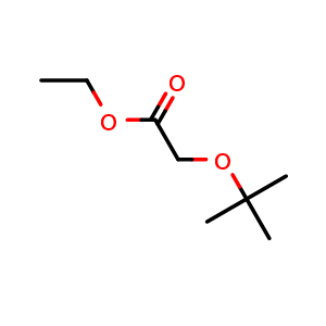 Chemical structure of Ethyl 2-(tert-butoxy)acetate , CAS 42415-65-6, AChemBlock AD277891