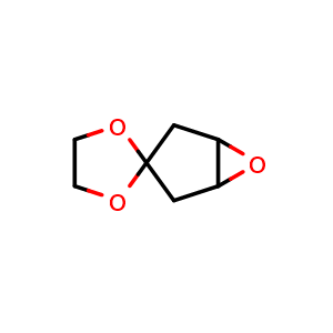 Chemical structure of 6-oxaspiro[bicyclo[3.1.0]hexane-3,2'-[1,3]dioxolane] , CAS 40025-75-0, AChemBlock AD277936