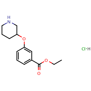 Ethyl 3-(piperidin-3-yloxy)benzoate hydrochloride