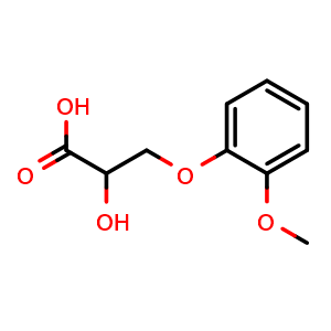 2-hydroxy-3-(2-methoxyphenoxy) propanoic acid