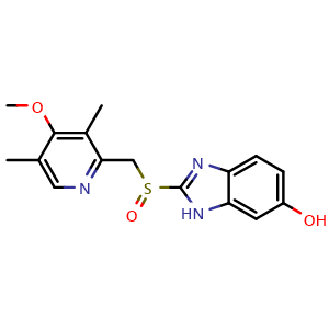 Chemical structure of 5-O-Desmethyl omeprazole , CAS 151602-49-2, AChemBlock AD277971