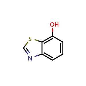 Chemical structure of 7-Benzothiazolol , CAS 163298-73-5, AChemBlock AD277975