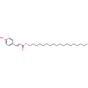 Chemical structure of Octadecyl p-coumarate , CAS 72943-88-5, AChemBlock AD277995