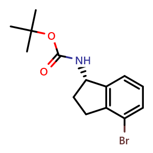 tert-Butyl (S)-(4-bromo-2,3-dihydro-1H-inden-1-yl)carbamate