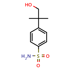 Chemical structure of 4-(2-Hydroxy-1,1-dimethylethyl)benzenesulfonamide , CAS 374067-96-6, AChemBlock AD278047