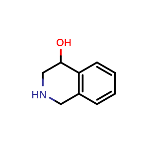 Chemical structure of 1,2,3,4-Tetrahydro-isoquinoline-4-ol , CAS 51641-23-7, AChemBlock AD278053