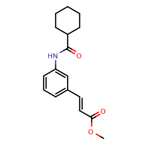 (E)-Methyl 3-(3-(cyclohexanecarboxamido)phenyl)acrylate