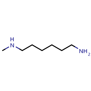Chemical structure of (6-Aminohexyl)(methyl)amine , CAS 2997-06-0, AChemBlock AD278119