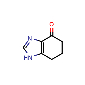 Chemical structure of 6,7-Dihydro-1H-benzo[d]imidazol-4(5H)-one , CAS 70500-91-3, AChemBlock AD278169