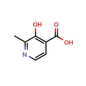 Chemical structure of 3-Hydroxy-2-methylisonicotinic acid , CAS 4328-92-1, AChemBlock AD278174