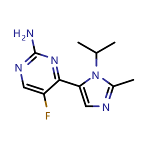 5-Fluoro-4-(1-isopropyl-2-methyl-1H-imidazol-5-yl)pyrimidin-2-amine
