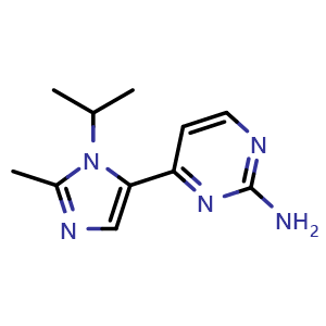 4-(1-Isopropyl-2-methyl-1H-imidazol-5-yl)pyrimidin-2-amine