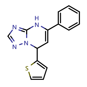 5-Phenyl-7-(thiophen-2-yl)-4,7-dihydro[1,2,4]triazolo[1,5-a]pyrimidine