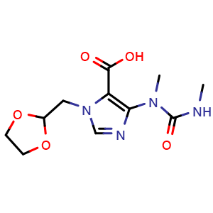1-((1,3-Dioxolan-2-yl)methyl)-4-(1,3-dimethylureido)-1H-imidazole-5-carboxylic acid