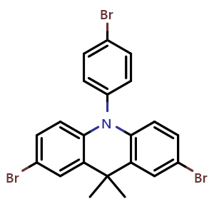 2,7-Dibromo-10-(4-bromophenyl)-9,9-dimethyl-9,10-dihydroacridine