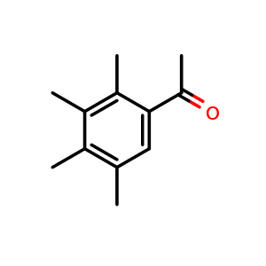 Chemical structure of 1-(2,3,4,5-Tetramethylphenyl)ethanone , CAS 34764-71-1, AChemBlock AD278276