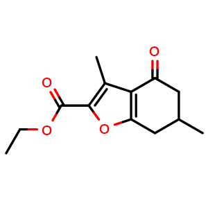 Ethyl 4,5,6,7-tetrahydro-3,6-dimethyl-4-oxo-2-benzofurancarboxylate