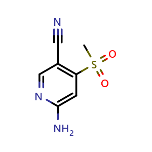 6-Amino-4-(methylsulfonyl)-3-pyridinecarbonitrile