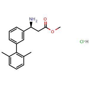 Methyl (S)-3-amino-3-(2',6'-dimethyl-[1,1'-biphenyl]-3-yl)propanoate hydrochloride