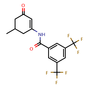 N-(5-Methyl-3-oxo-1-cyclohexen-1-yl)-3,5-bis(trifluoromethyl)-benzamide