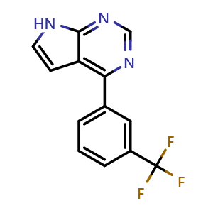 4-(3-(Trifluoromethyl)phenyl)-7H-pyrrolo[2,3-d]pyrimidine