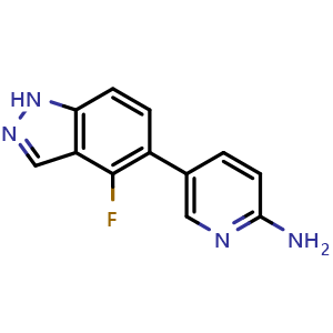 5-(4-Fluoro-1H-indazol-5-yl)pyridin-2-amine