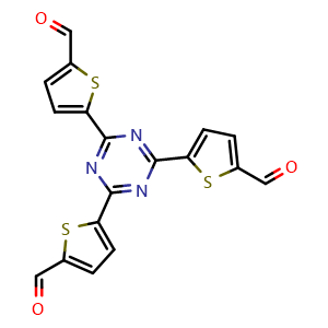 5,5',5''-(1,3,5-Triazine-2,4,6-triyl)tris(thiophene-2-carbaldehyde)