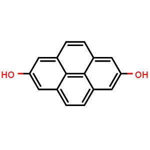 Chemical structure of 2,7-Dihydroxypyrene , CAS 155169-39-4, AChemBlock AD278555