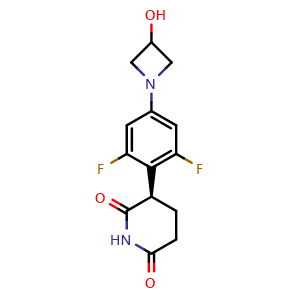 (R)-3-(2,6-Difluoro-4-(3-hydroxyazetidin-1-yl)phenyl)piperidine-2,6-dione